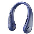 Portable neck fan for personal cooling, wearable air cooler with USB rechargeable design