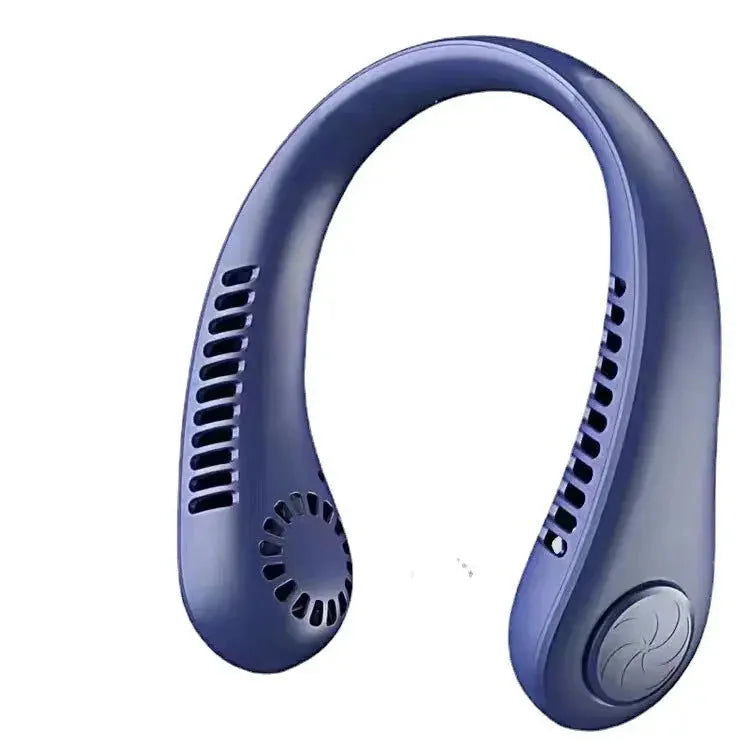 Portable neck fan for personal cooling, wearable air cooler with USB rechargeable design
